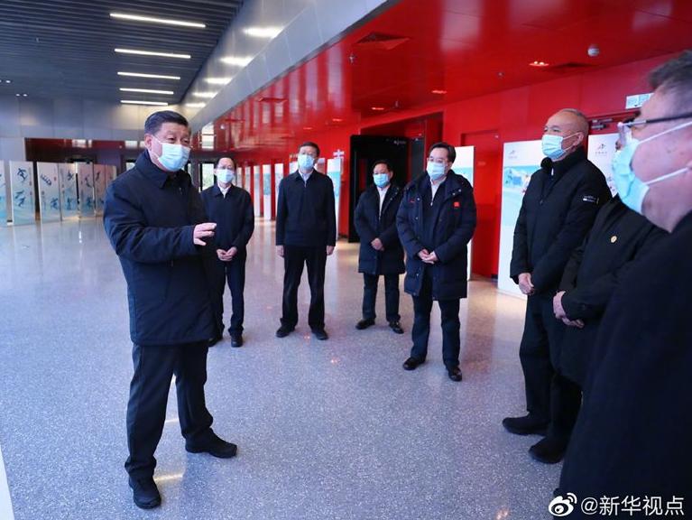 習近平考察北京冬奧會、冬殘奧會籌辦工作